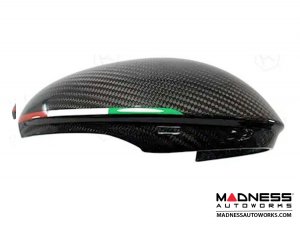 Alfa Romeo Stelvio Mirror Covers - Carbon Fiber - Full Replacements - GTA Style Alfa Romeo Stelvio Mirror Covers - Carbon Fiber - Full Replacements - GTA Style